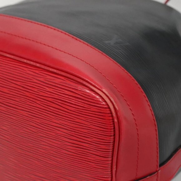 LOUIS VUITTON Epi Noe Shoulder Bag Bicolor Black Red M44017 LV Auth gh522 - Picture 4 of 16